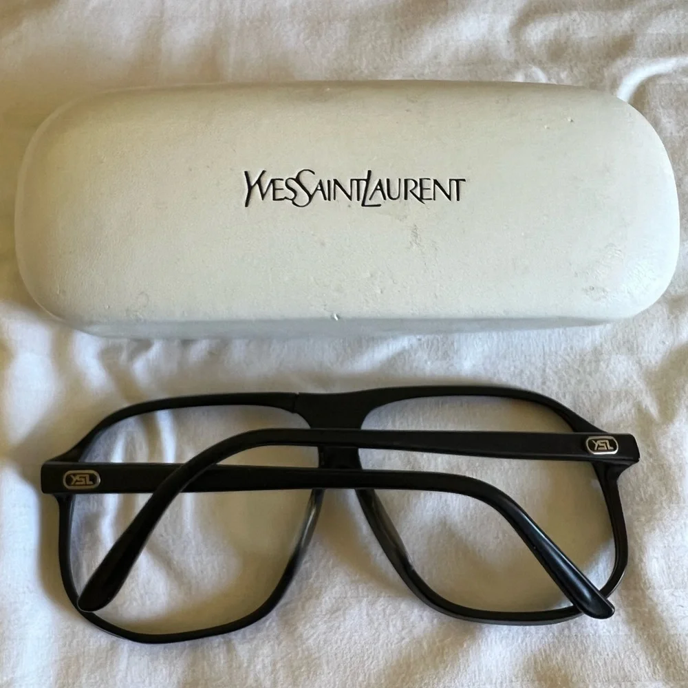 Vintage YVES SAINT LAURENT 549 Oversized Sunglasses Frame Made in France - Picture 13 of 16